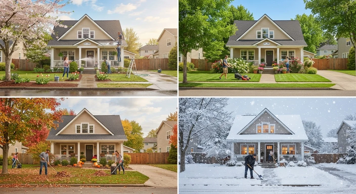 The Seasonal Home Maintenance Checklist Every Family Should Keep on the Fridge