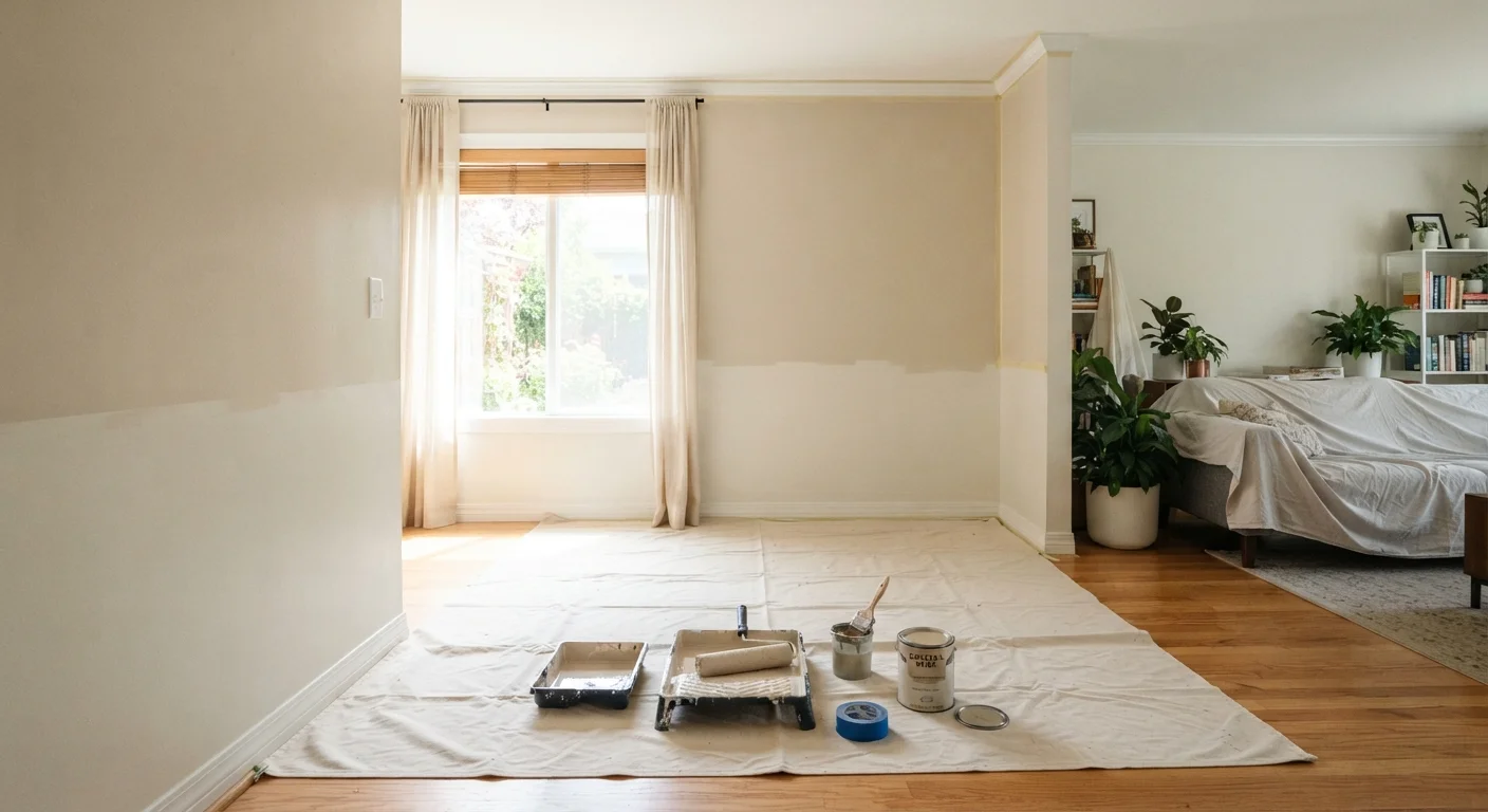 Weekend Wall Refresh: Painting a Room Without the Professional Price Tag